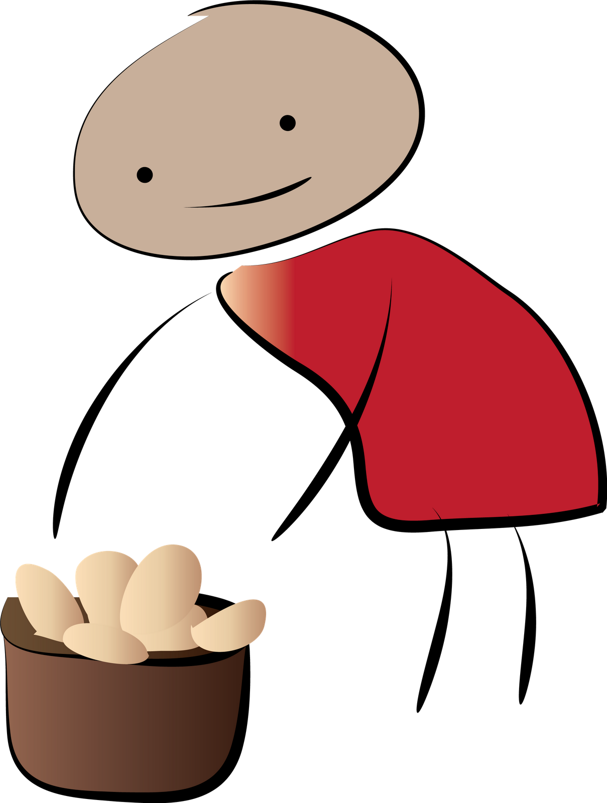 Una Noche El Hermano Casado Se Acostó Pensando En El Clipart (1209x1600), Png Download