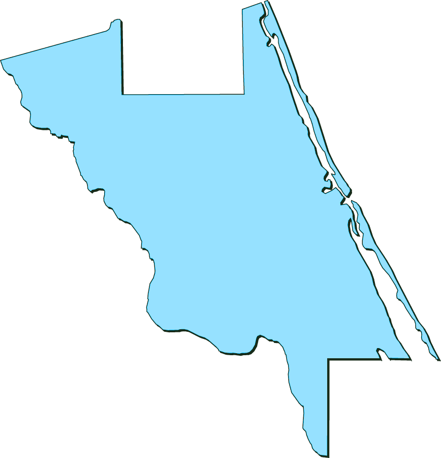 Volusia County "clipart" Style - Png Download (868x900), Png Download