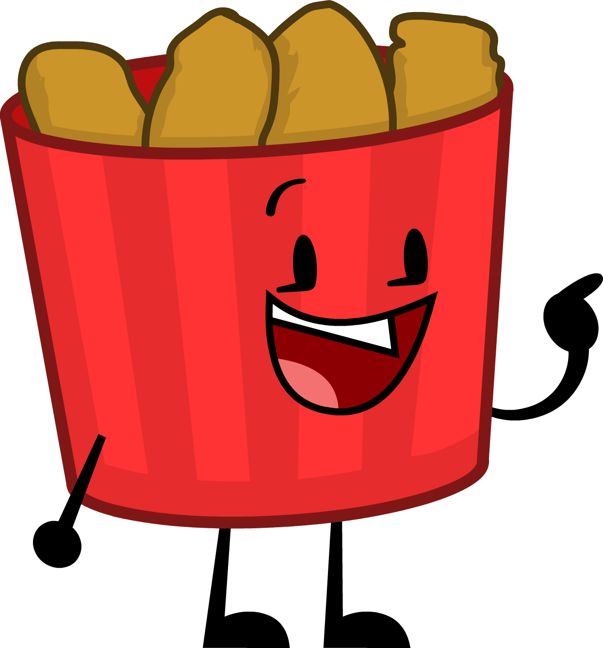 Chicken Bucket Clipart (1243x1337), Png Download