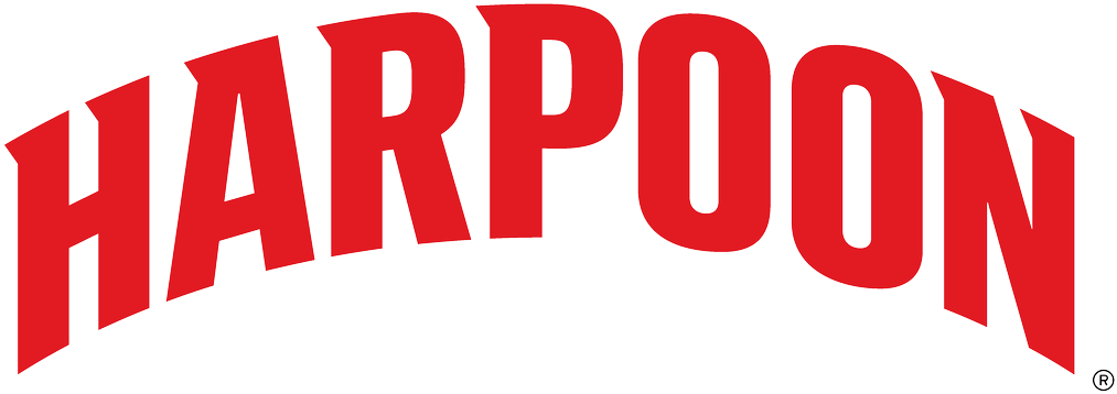 Harpoon Logo Arched Red Png Clipart (1000x773), Png Download