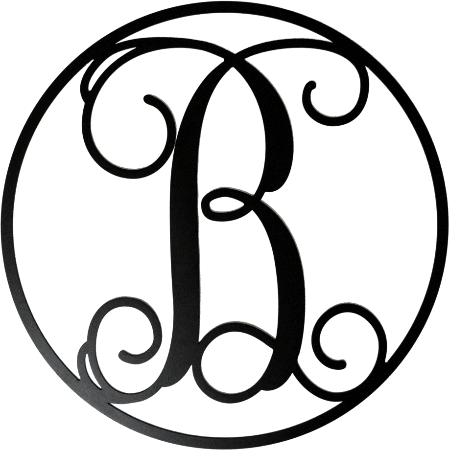 Letters Circle Initial Letter Clipart (1024x1024), Png Download