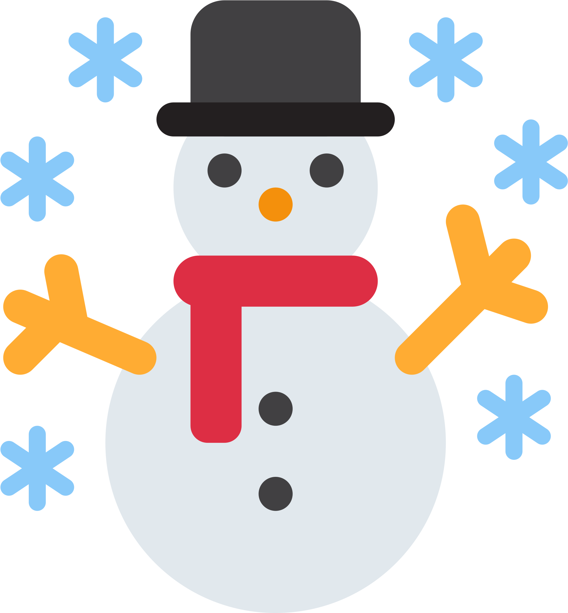 Snowman Clipart (2048x2048), Png Download