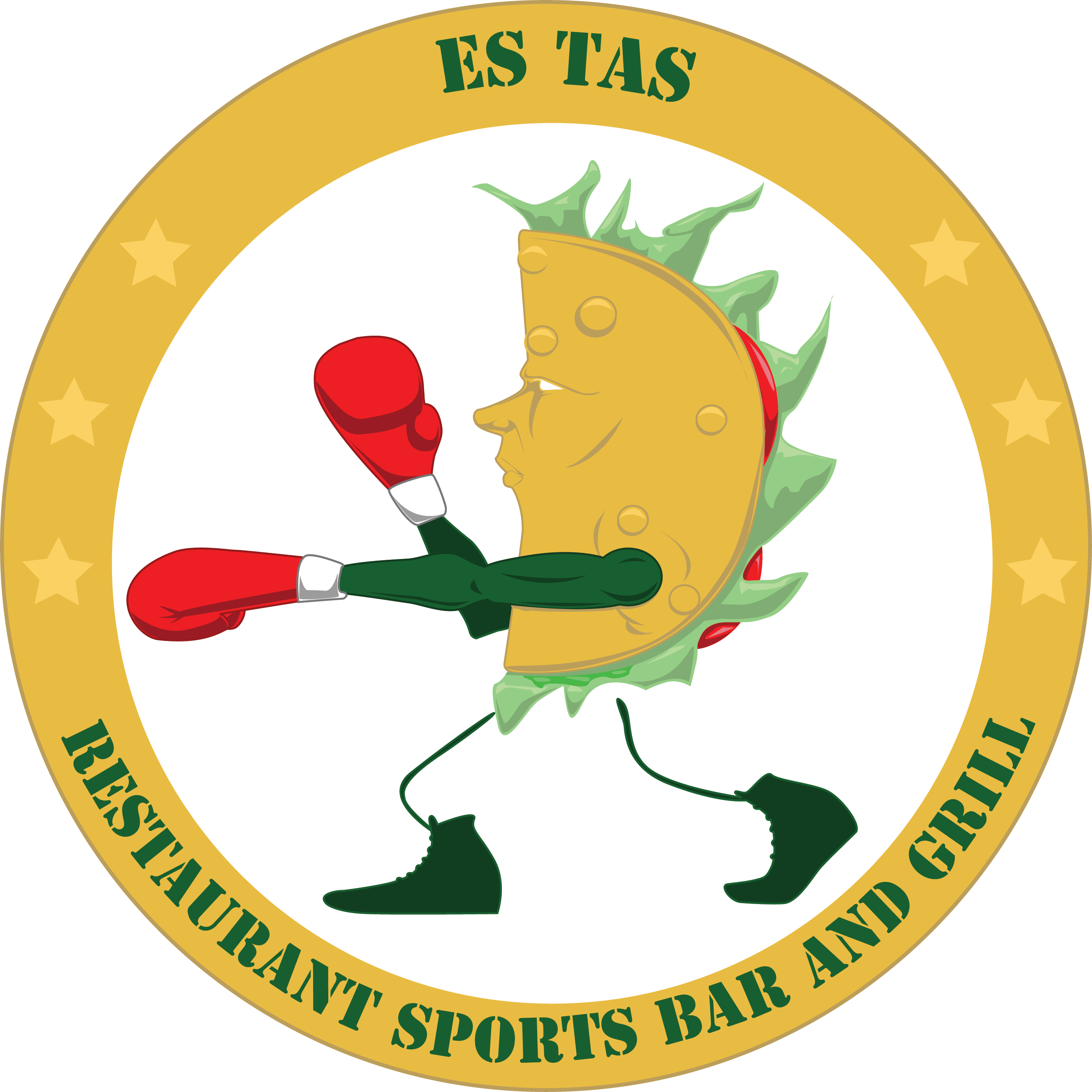 Es Tas Restaurant Sports Bar And Grill Logo Clipart Full Size Clipart
