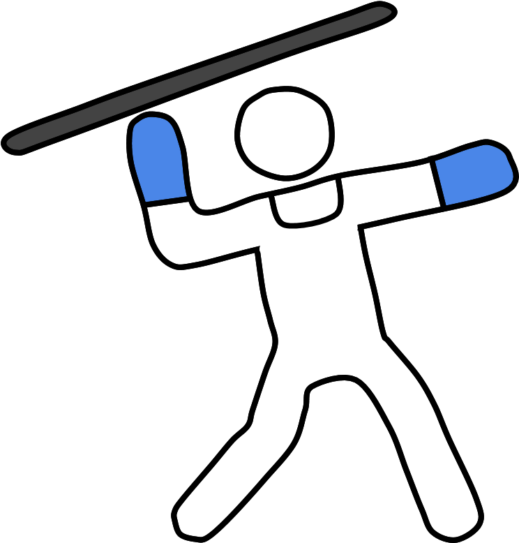 Javelin Thrower, Javelin Clipart (816x1056), Png Download
