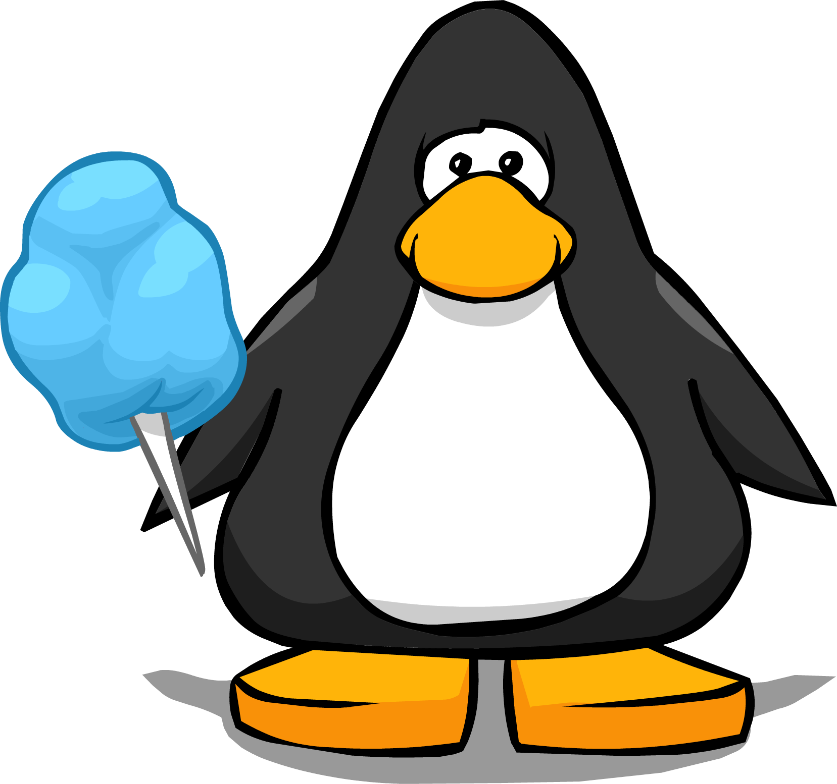 Blue Cotton Candy From A Player Card Clipart (1657x1554), Png Download