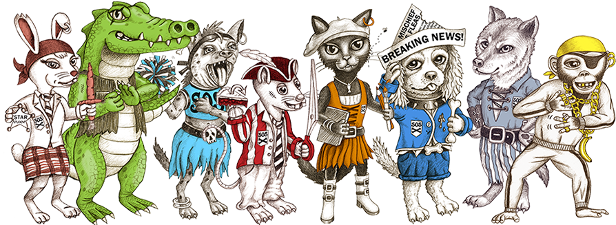 Discover The Exciting World Of The Scallywags As They Clipart (900x431), Png Download
