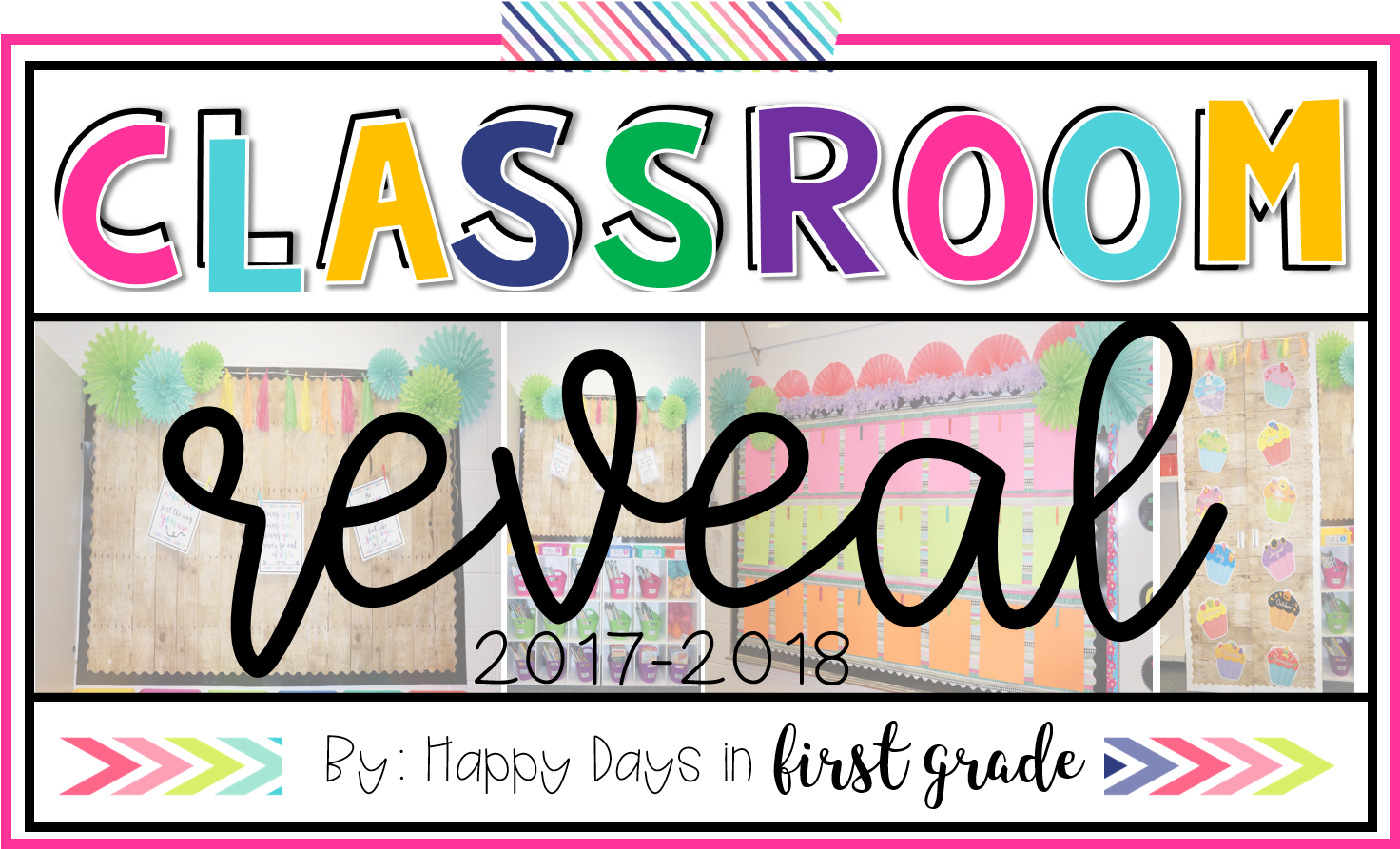Classroom Reveal 2017-2018 Clipart (1543x1096), Png Download