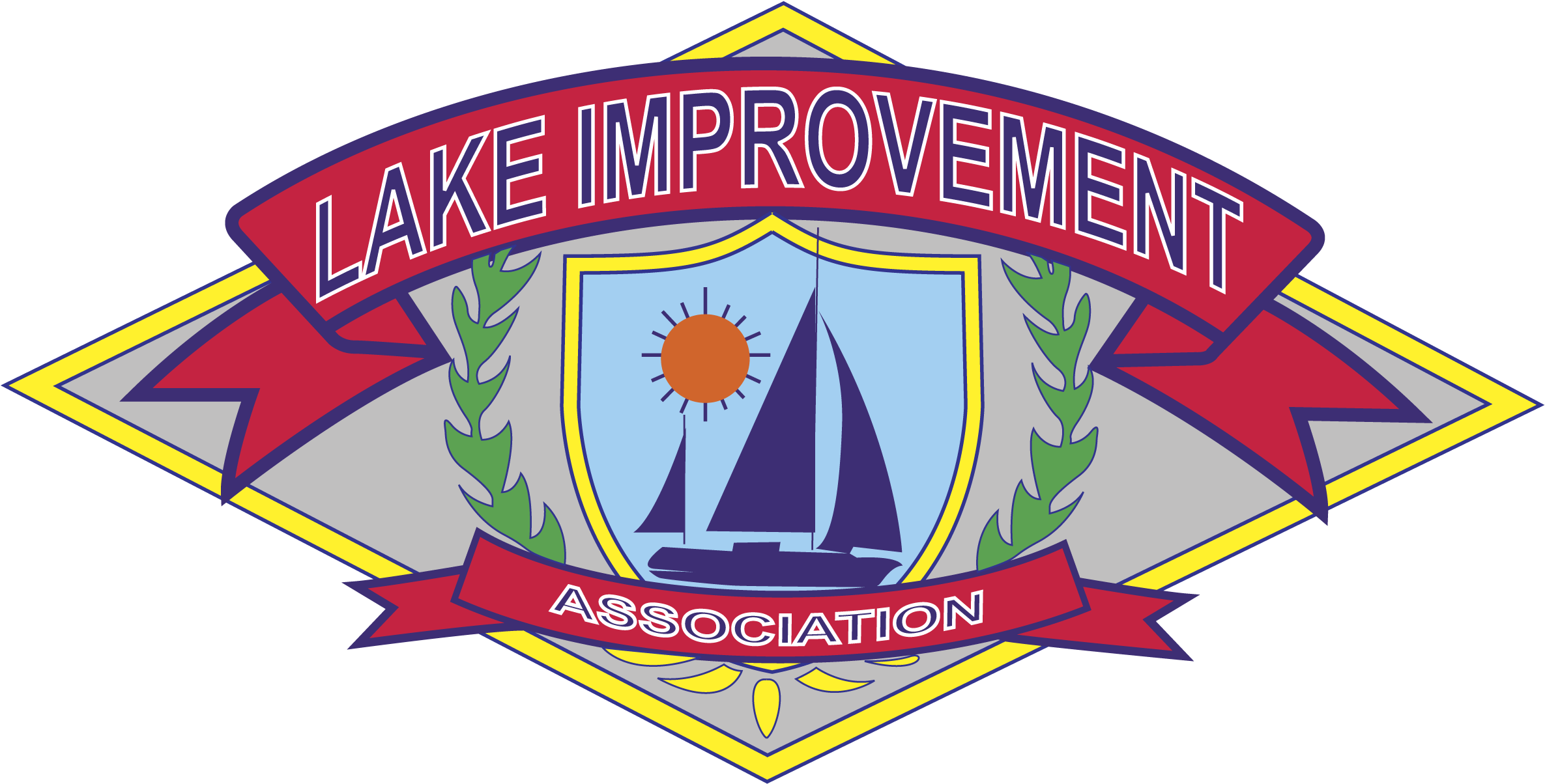 Grand Lakes St Clipart (2422x1247), Png Download