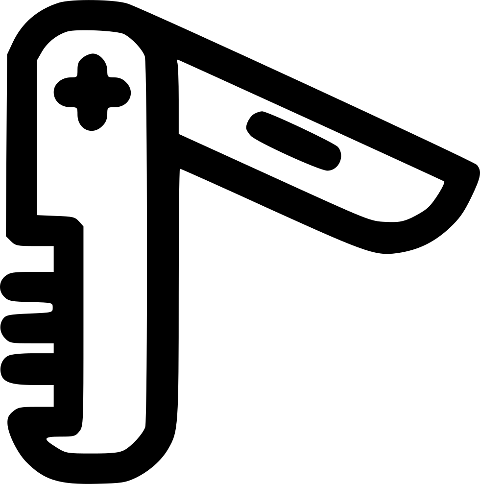 Swiss Army Knife Comments Clipart (980x988), Png Download