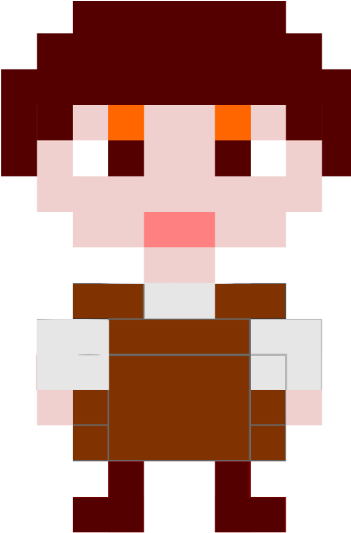 Pixel Art Cartoon Computer Icons Dance Clipart (500x750), Png Download