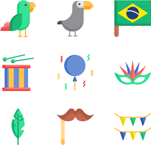 Brazilian Carnival Clipart (600x564), Png Download
