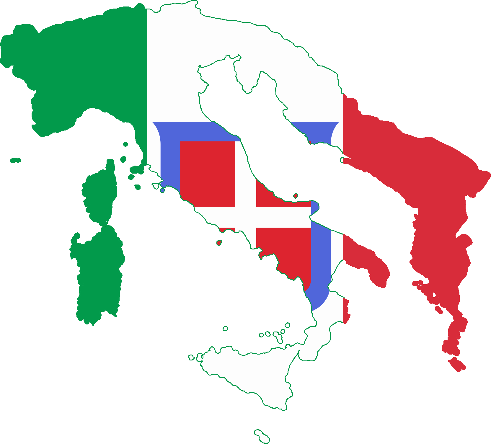 Map Of Italy, > S Clipart (1663x1504), Png Download