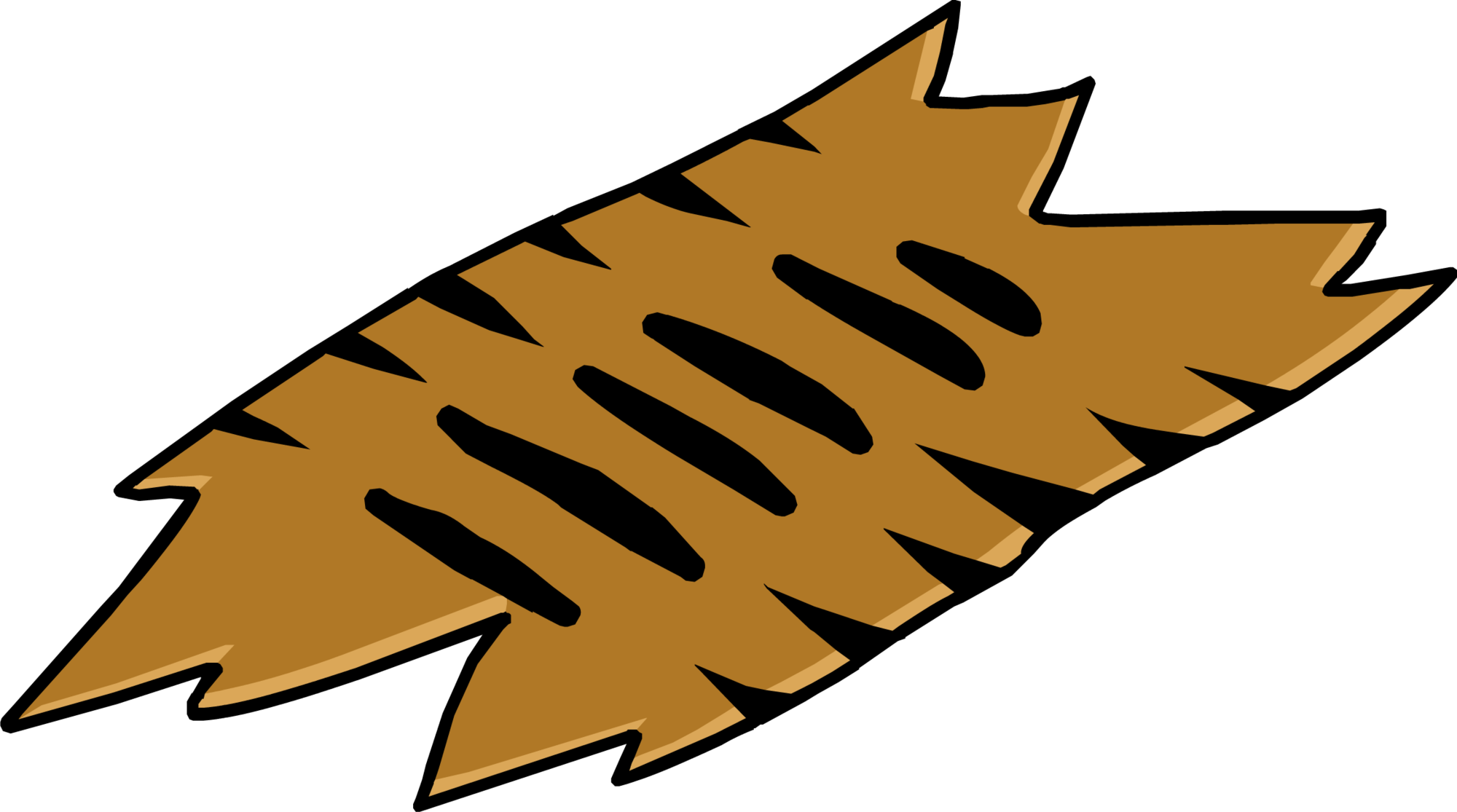 Sabre-tooth Rug Clipart (2000x1115), Png Download