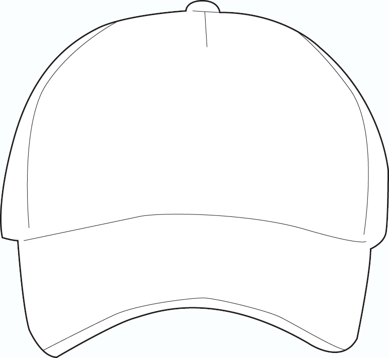 Baseball Hat Png Front Transparent Baseball Hat Front Clipart (774x713), Png Download