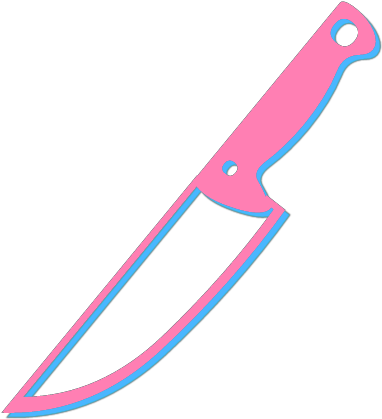 Knife Clipart Picsart - Png Download (602x597), Png Download