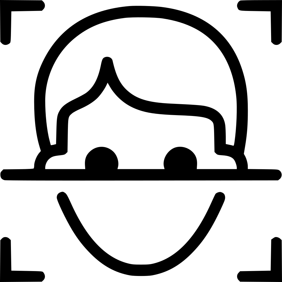 Face Recognition Scan Comments Clipart (980x980), Png Download