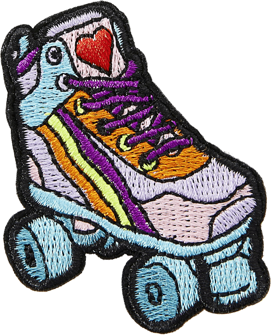 Rollerskate Sticker Patch Clipart (1057x1302), Png Download