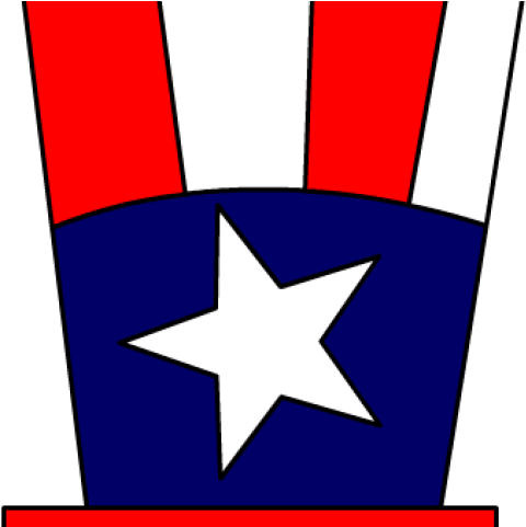 Hat Clipart 4th July - Png Download (640x480), Png Download