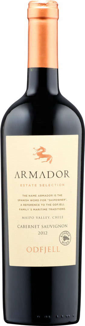 Odfjell Armador Mevushal Kosher Cabernet Sauvignon Clipart (400x1076), Png Download
