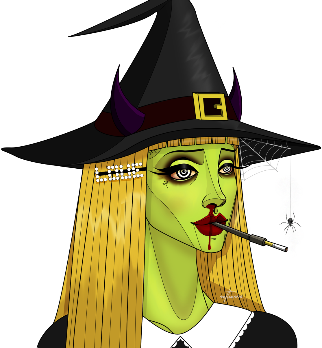 Vulgar Witch On Twitter Clipart (1200x1200), Png Download