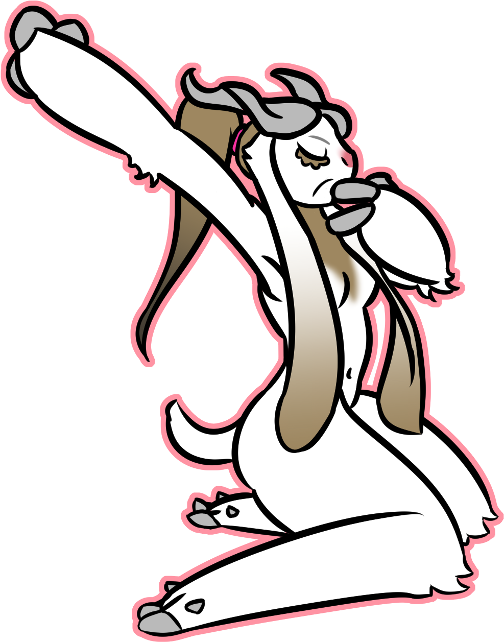 Sweet Dreams Lil Goat Clipart (1200x1600), Png Download