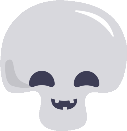 Skull Nervouslaugh Clipart (618x618), Png Download