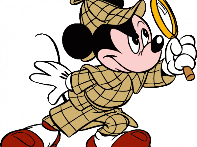 Mickey Mouse Clipart Detective - Png Download (640x480), Png Download
