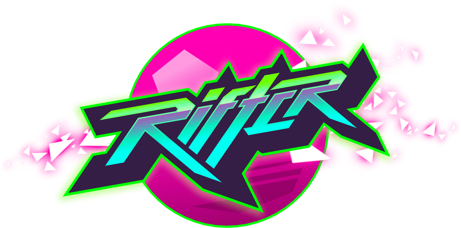 80's Synthwave-infused Acrobatic Platformer Rifter Clipart (1600x804), Png Download