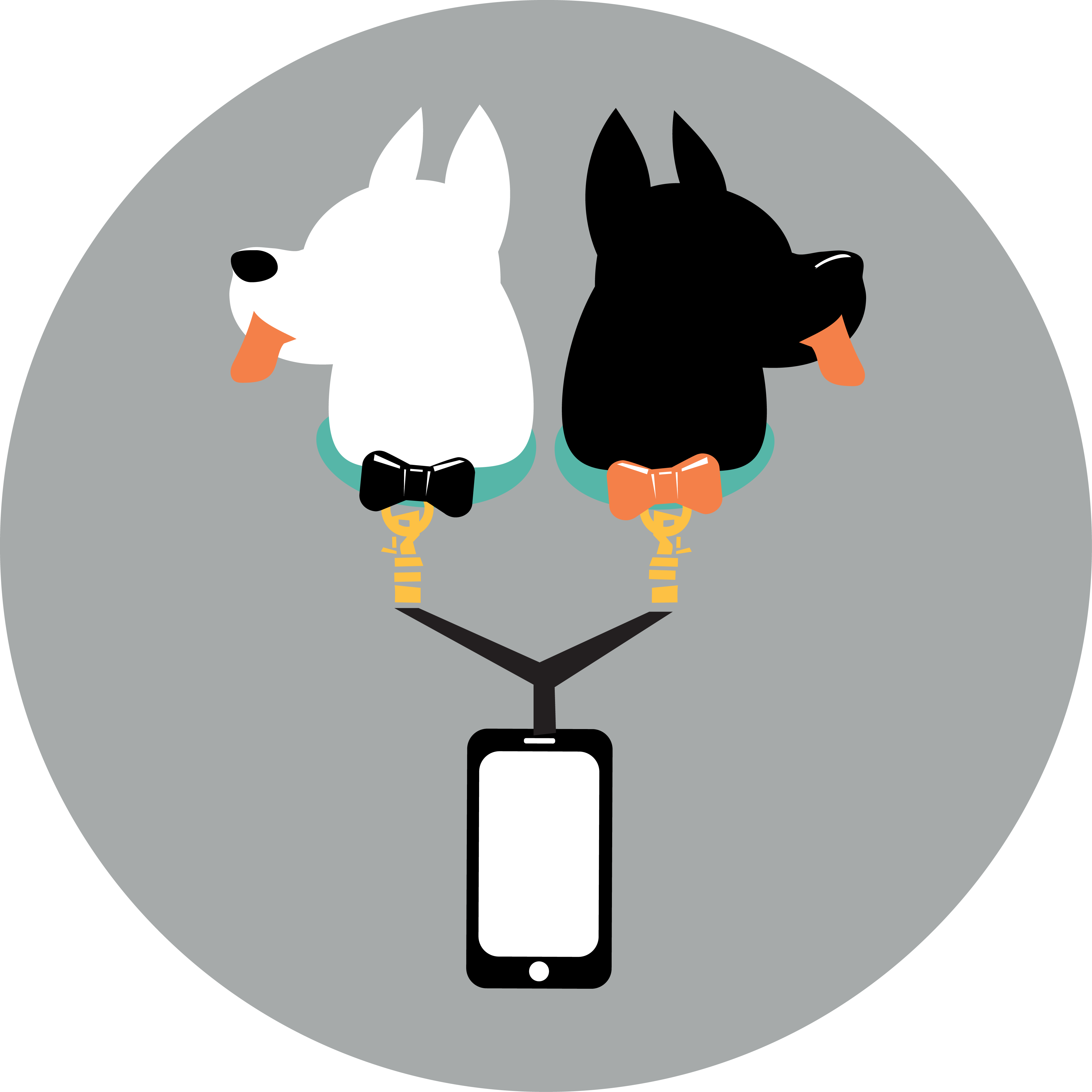 Wonderwoof The Activity Tracker Bowtie Free App Clipart (4167x4167), Png Download