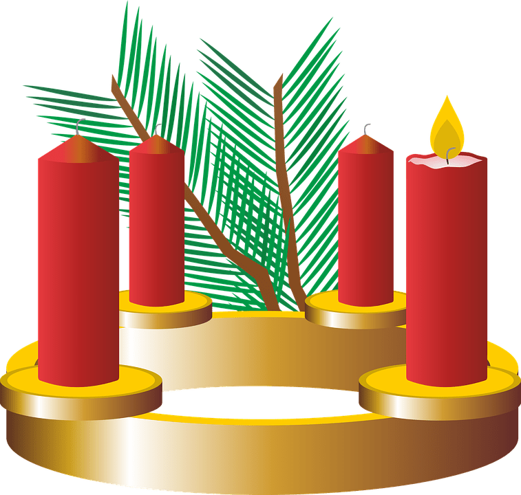 Advent Wreath Clip Art Advent Wreath Clipart China - Png Download (757x720), Png Download