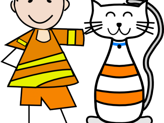 Calico Cat Clipart Kid Clipart - Png Download (640x480), Png Download