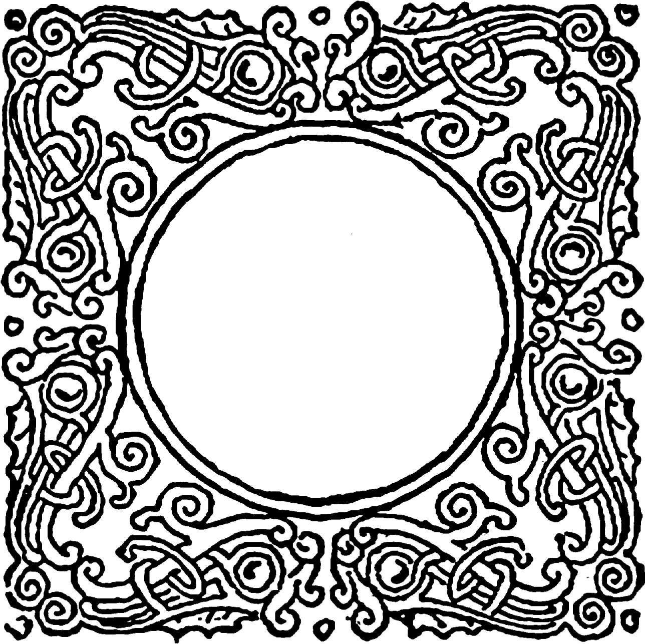 The Third Digital Frame Image Has Bird's Wing Design Clipart (1600x1575), Png Download