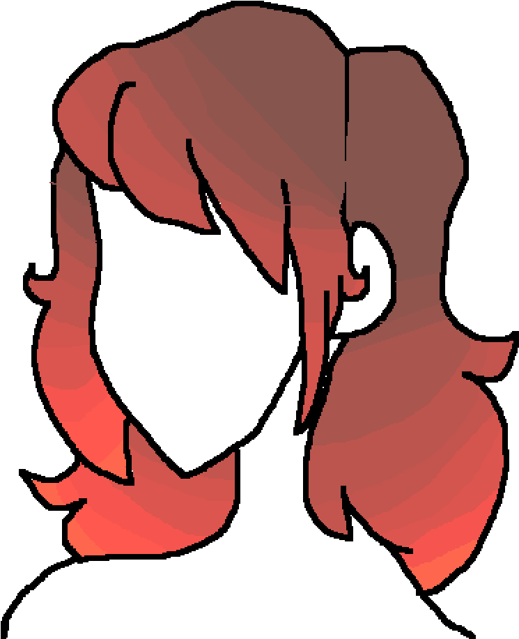 Ombre Hair Test Clipart (1000x1000), Png Download