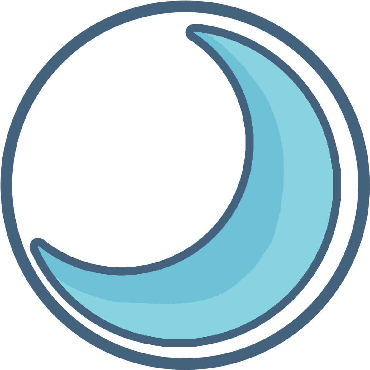 Crescent Moon The Ancient Symbol Png Pagan Spirit Symbol Clipart (1187x1187), Png Download