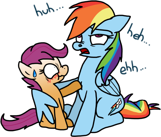 Anyponedrawn, Cute, Fear, Nostrils, Pre Sneeze, Rainbow Clipart (683x600), Png Download