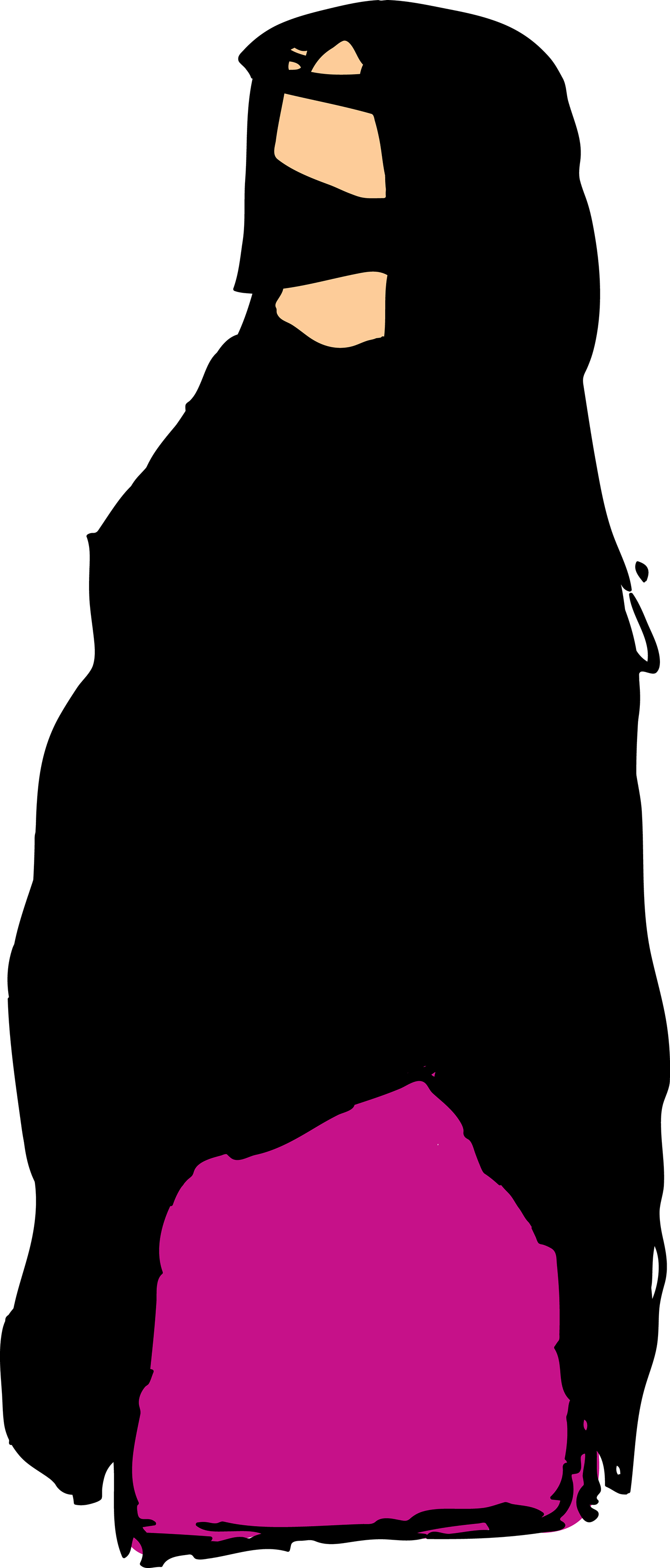 Thank You Clipart (1400x3273), Png Download