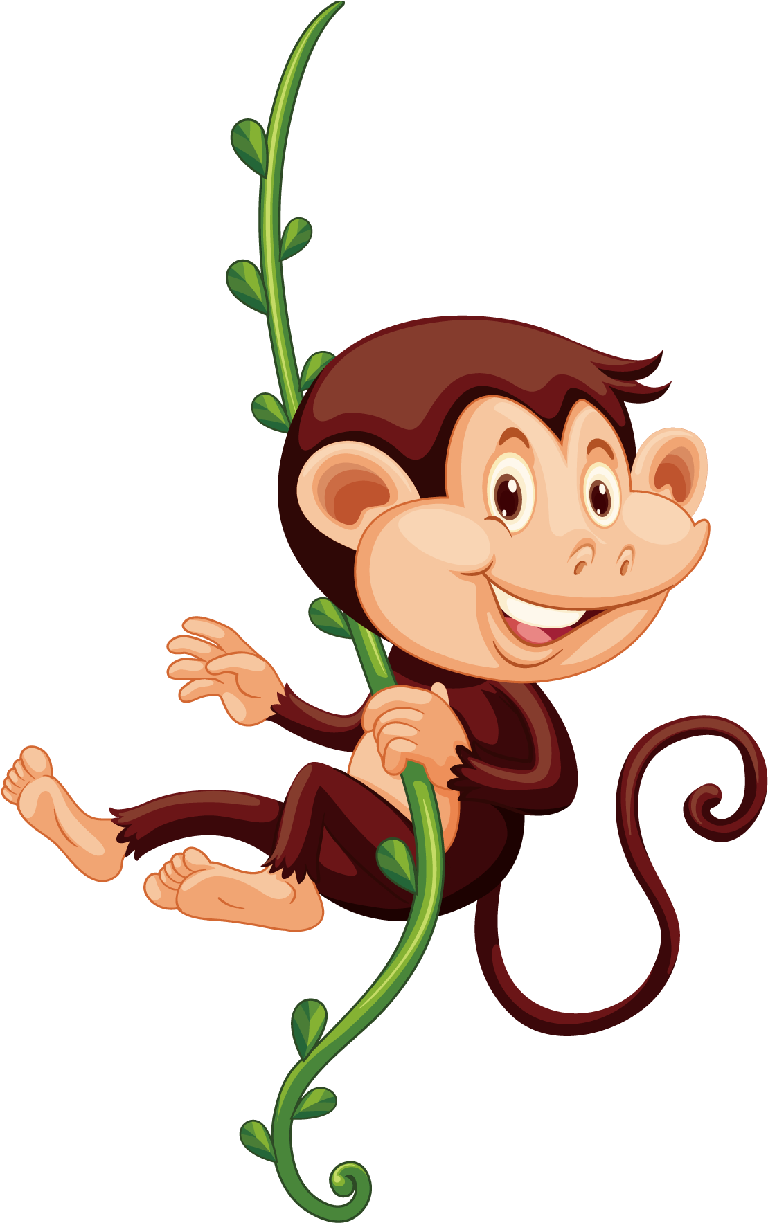 The Evil Monkey Primate Clipart (1800x1800), Png Download
