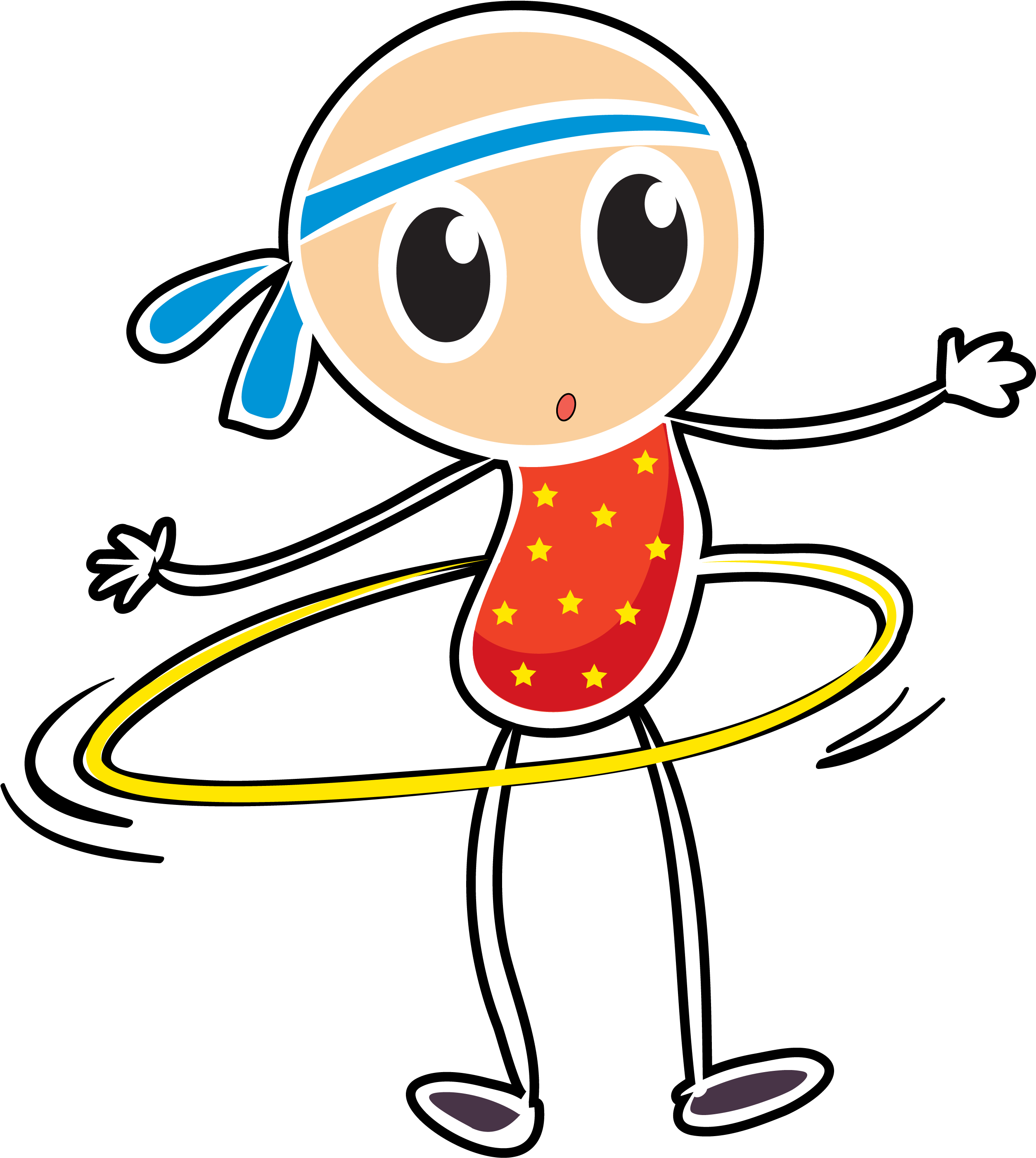 Hula Hoop Royalty Free Clip Art Fitness - Png Download (3510x3784), Png Download