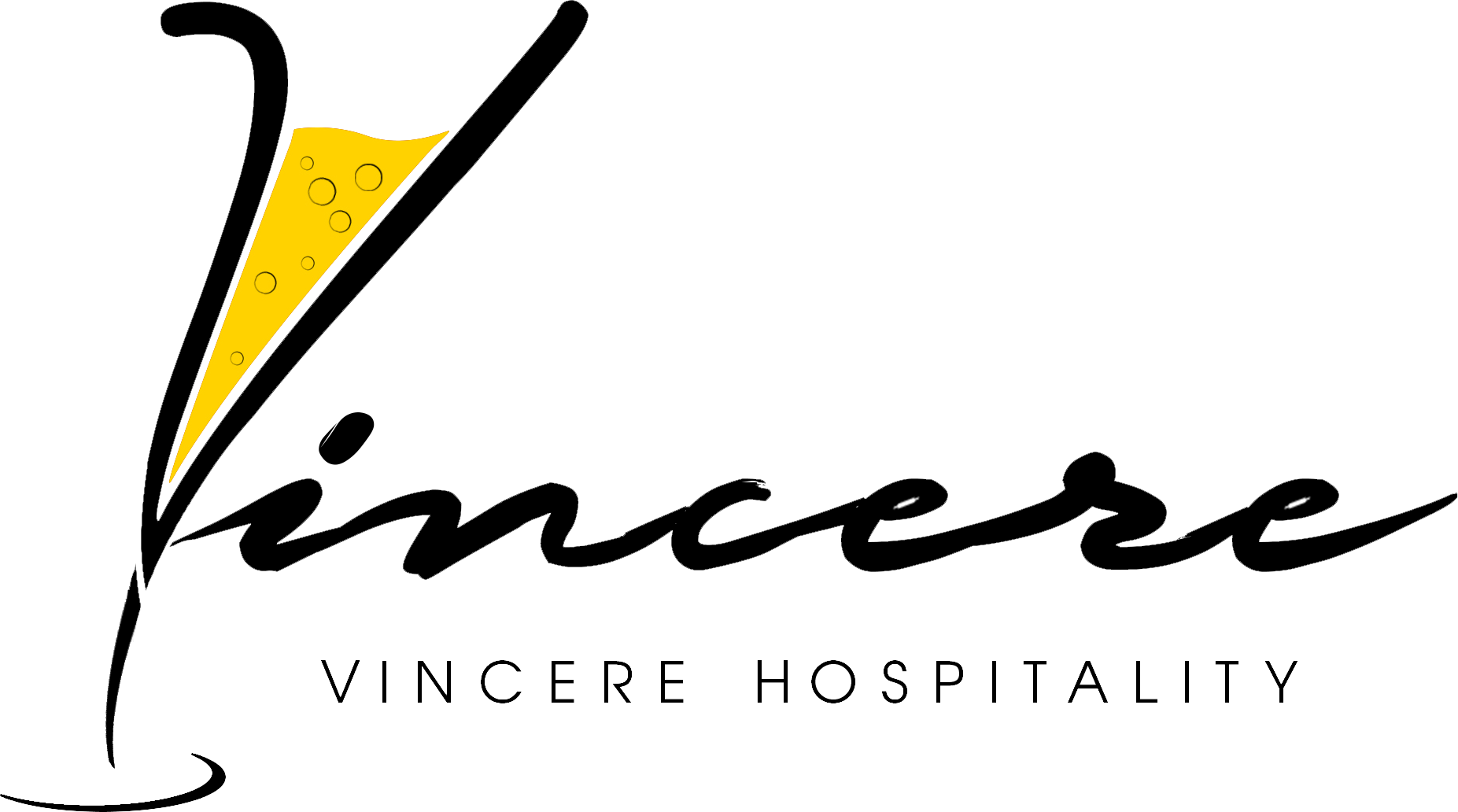 Vincere Hospitality Outside Catering Logo Clipart (1853x1032), Png Download