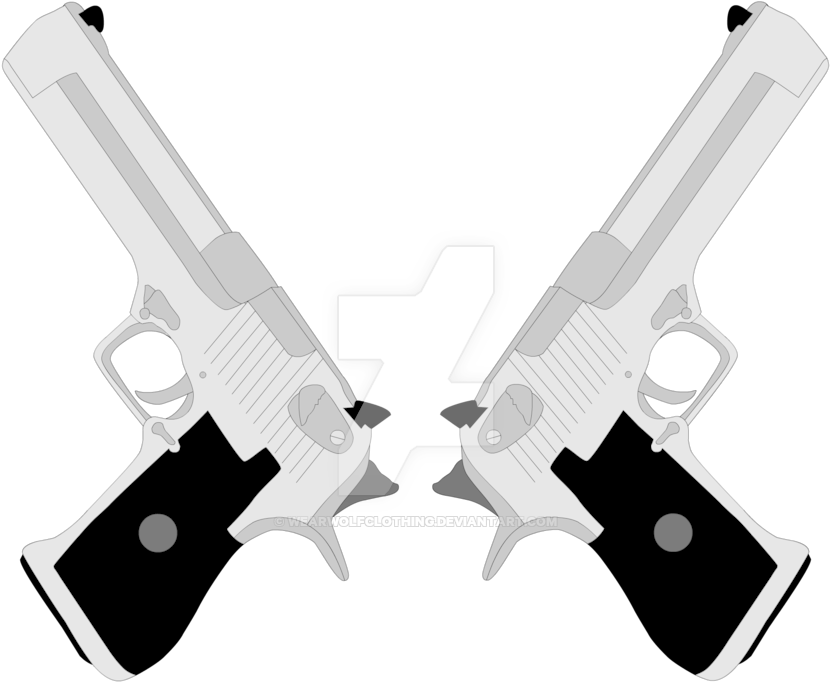 Magnum Desert Eagle 50 By Mario Higa On Fresh Meat Clipart (900x810), Png Download