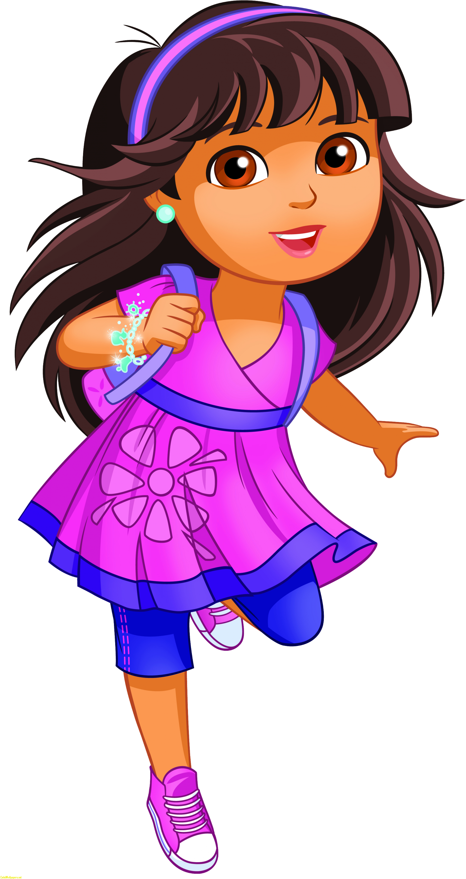 Dora Images Doras Ballet Adventure Dora The Explorer Clipart (1600x3056), Png Download