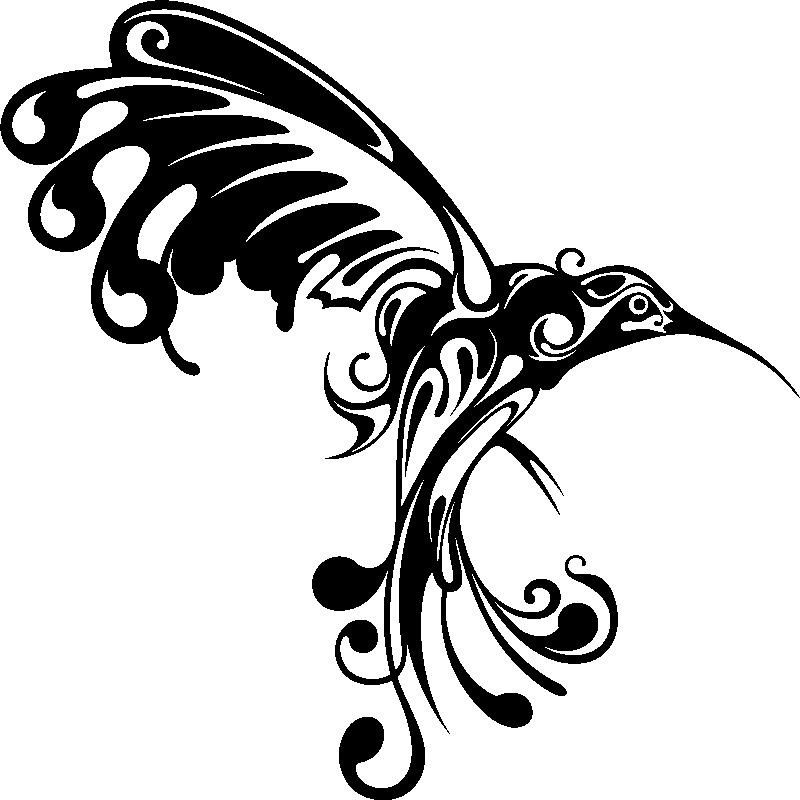 Sticker Figure Colibri Artistique Ambiance Sticker Clipart (800x800), Png Download