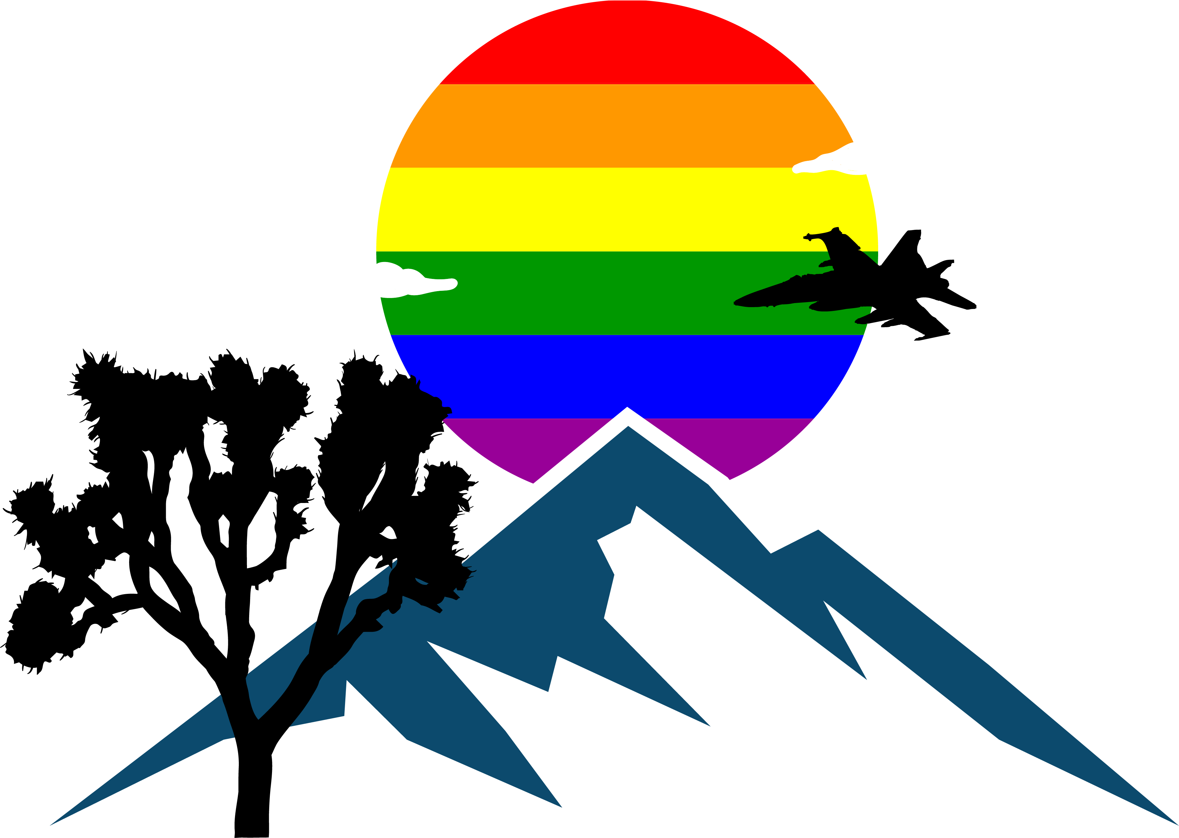 2019 Ridgecrest Pride Festival- Featured Guest - Coffee, Delicious Decaf, Medium, 16 Oz - Joshua Tree Clipart (3762x2674), Png Download