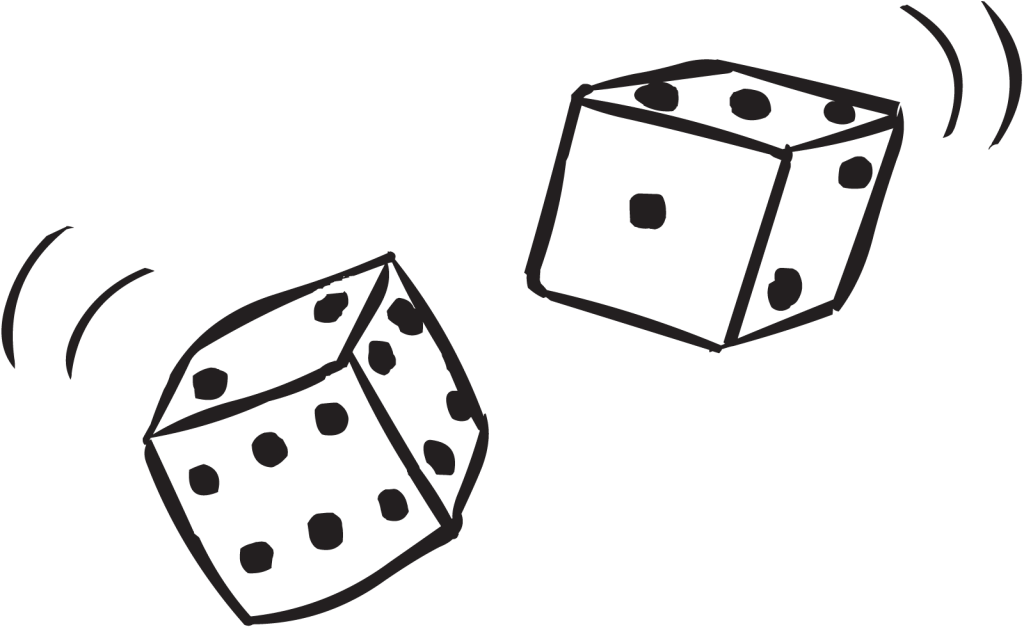 Double Dice Game Clipart (1024x768), Png Download