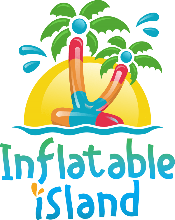 Inflatable Island Water Theme Park - Inflatable Island Logo Clipart (600x752), Png Download