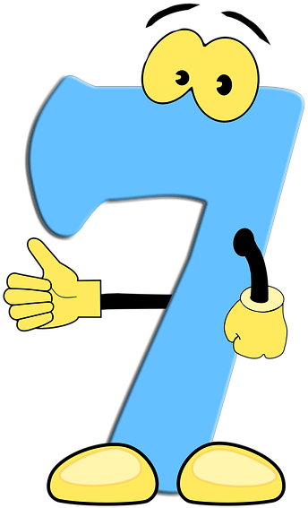 7 8 Clipart (480x720), Png Download