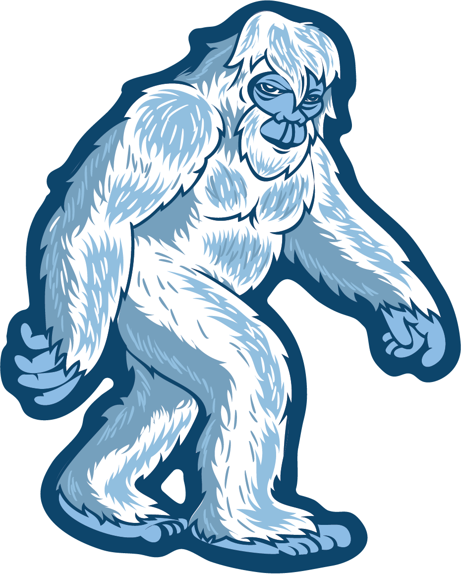 Yeti Stroll Sticker - Yeti Clipart Transparent - Png Download (930x1159), Png Download