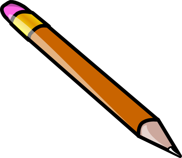 Sharpened Pencil Clip Art - Png Download (600x521), Png Download
