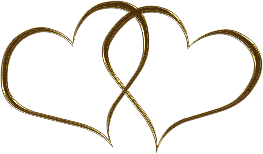 Wedding Heart Clipart Copy - Black And White Clip Art Hearts - Png Download (1024x640), Png Download