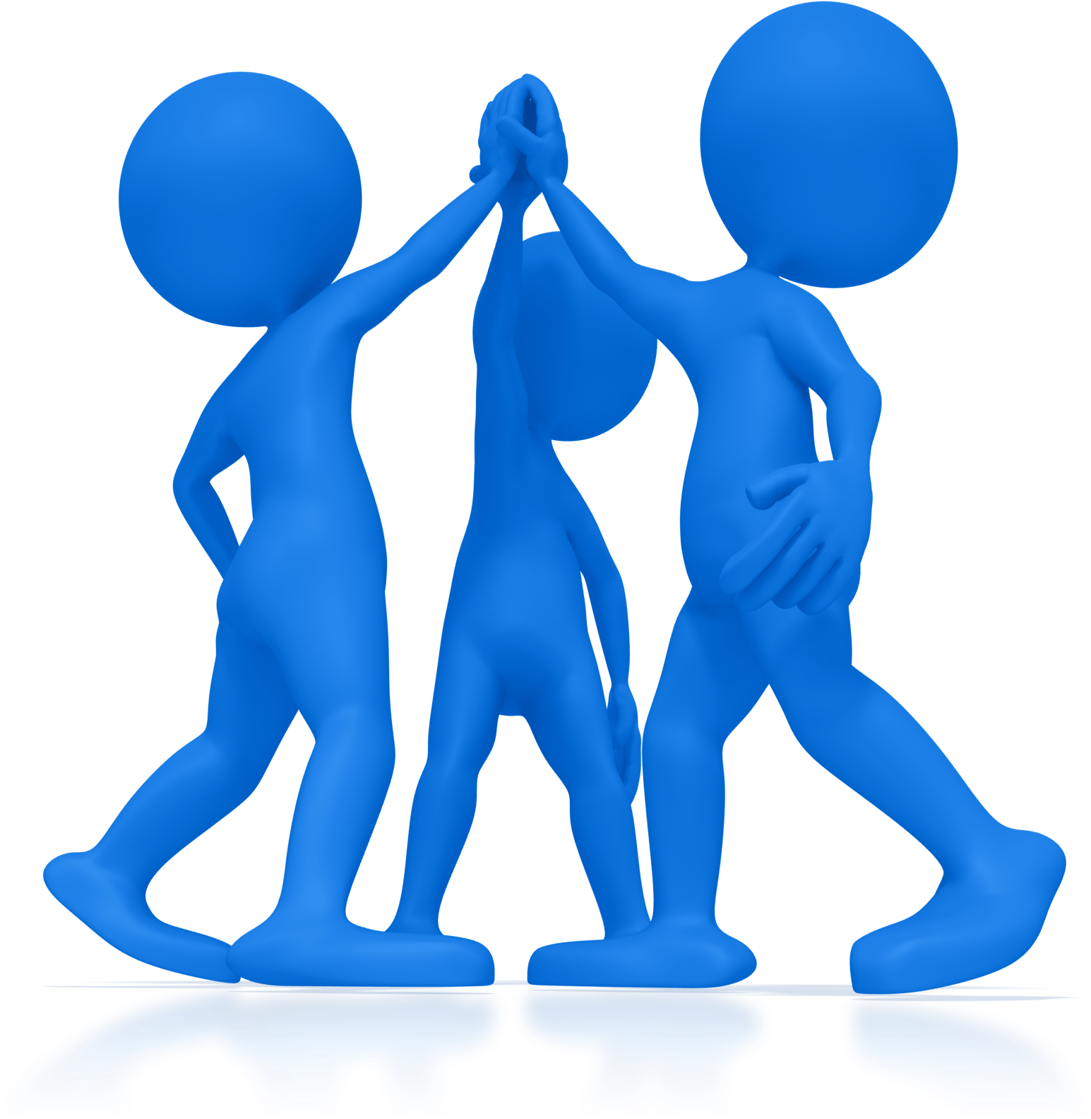 Susan Bauerfeld Phd Calm And Connected Discussion Days - Team High Five Clip Art - Png Download (1600x1600), Png Download